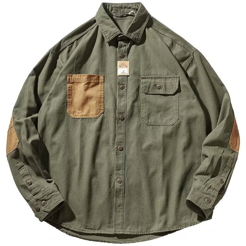 Heavy Contrast Color Japanese-style Retro Leisure Washed-out Autumn